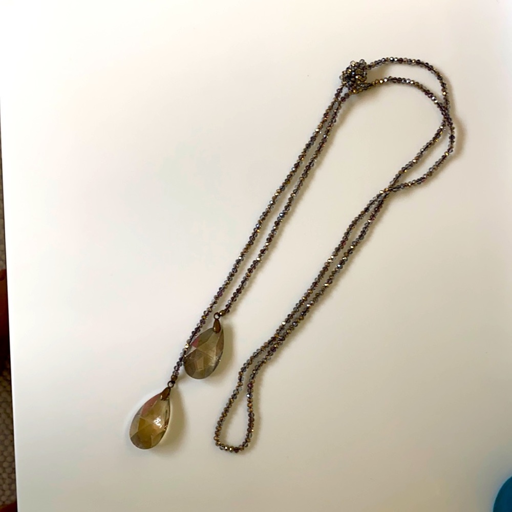 Long beaded necklace